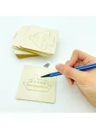 Fa rajzsablon készlet 20 db-os kreatív művészeti és kézműves projektekhez