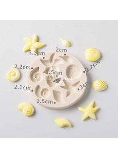   Tortadíszítő szilikon fondant forma és marcipán mintázó eszköz sütemény dekoráláshoz