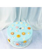 Tortadíszítő szilikon fondant forma és marcipán mintázó eszköz sütemény dekoráláshoz