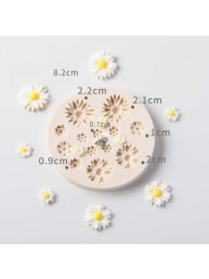   Tortadíszítő szilikon fondant forma és marcipán mintázó eszköz sütemény dekoráláshoz