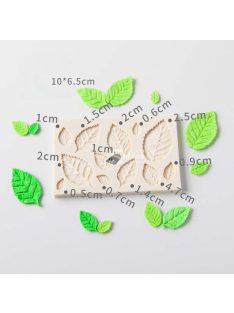   Tortadíszítő szilikon fondant forma és marcipán mintázó eszköz sütemény dekoráláshoz