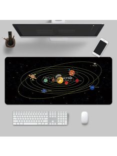   Nagyméretű egérpad Holdfázisok mintázattal - Tökéletes irodai és gaming használatra