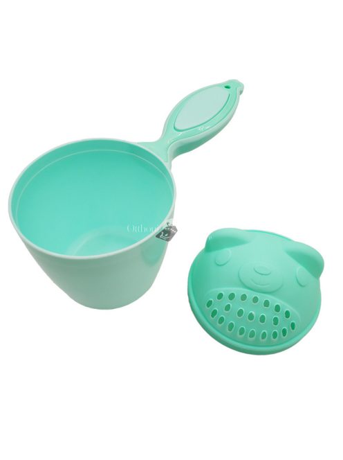 Baba hajmosó pohár Rózsaszín macis – Gyermekbarát fürdetési segédeszköz