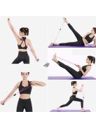 Erősítő gumiszalag Fekete - Edzéshez és Rehabilitációhoz Alkalmas Fitness Eszköz