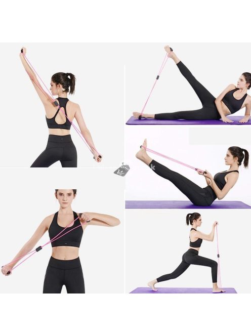 Erősítő gumiszalag Fekete - Edzéshez és Rehabilitációhoz Alkalmas Fitness Eszköz