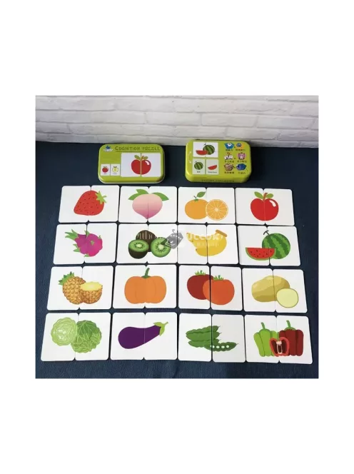 Készségfejlesztő kirakós kártyajáték gyerekeknek és felnőtteknek