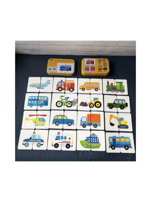 Készségfejlesztő kirakós kártyajáték gyerekeknek és felnőtteknek