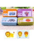 Készségfejlesztő kirakós kártyajáték gyerekeknek és felnőtteknek