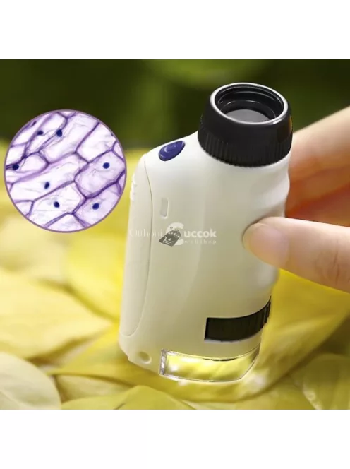 Mini hordozható mikroszkóp gyerekeknek - oktatási és felfedező eszköz fiatal tudósoknak