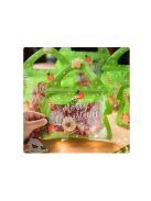 Karácsonyi ajándéktáska szett 25 db - karácsonyfa mintás ünnepi csomagolás