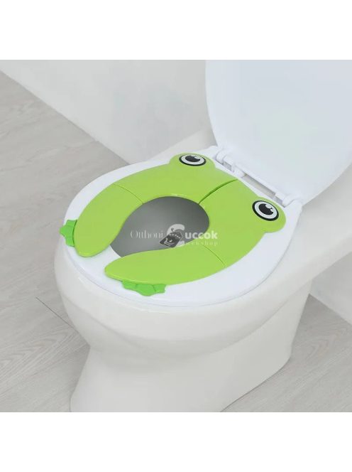 Összehajtható állatmintás gyermek WC szűkítő utazáshoz és otthoni használatra