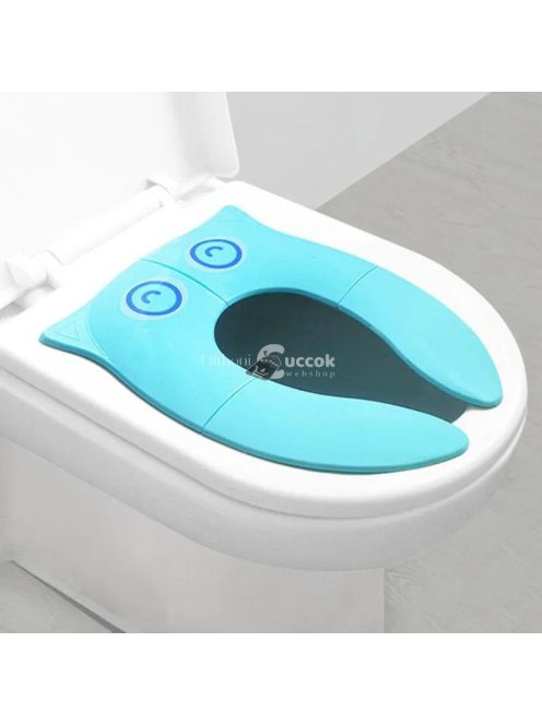Összehajtható állatmintás gyermek WC szűkítő utazáshoz és otthoni használatra