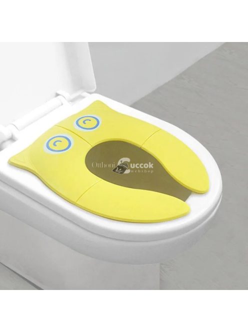 Összehajtható állatmintás gyermek WC szűkítő utazáshoz és otthoni használatra
