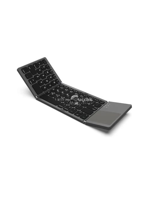 Összecsukható Bluetooth vezeték nélküli érintőpados billentyűzet laptophoz és táblagéphez