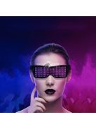 Világító LED kijelzős parti szemüveg szórakozáshoz és eseményekhez