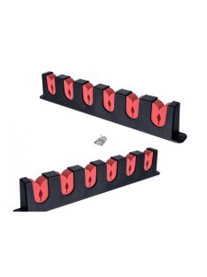   Falra szerelhető 6 lyukú horgászbottartó praktikus tároláshoz