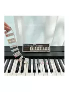 Újrafelhasználható szilikon zongorabillentyűzet címke - tartós és könnyen tisztítható jelölő rendszer zongorákhoz