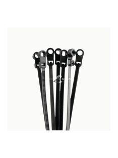   Kábelkötegelő csavar lyukkal, 100 db, praktikus rögzítéshez és kábelmenedzsmenthez