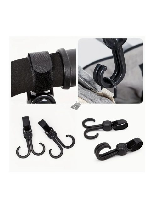 360 fokban elforgatható, praktikus táskaakasztó szervezéshez és helytakarékossághoz