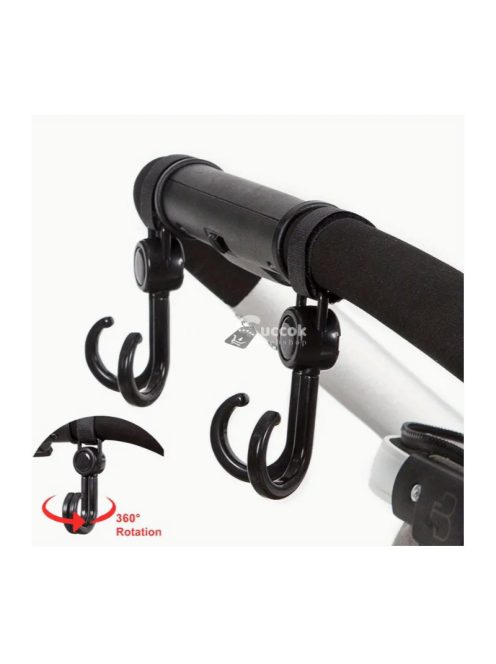 360 fokban elforgatható, praktikus táskaakasztó szervezéshez és helytakarékossághoz