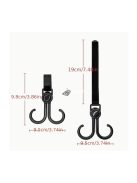 360 fokban elforgatható, praktikus táskaakasztó szervezéshez és helytakarékossághoz