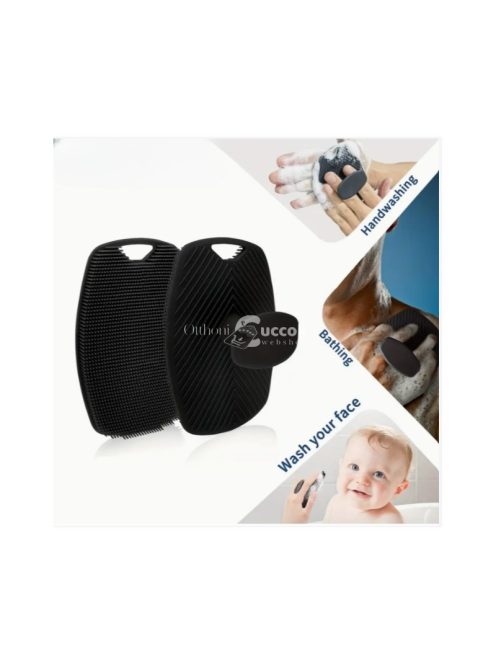 Puha szilikon testradír, 2 darabos készlet bőrápoláshoz