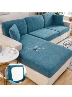 Elasztikus kanapéhuzat (háttámla) kék