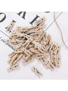   Mini fa csipesz 100 db kreatív dekorációhoz és kézműves projektekhez