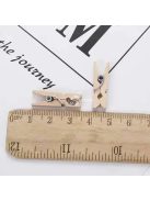 Mini fa csipesz 100 db kreatív dekorációhoz és kézműves projektekhez