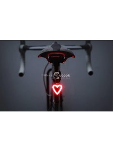   Kör Ledes Kerékpár Hátsó Lámpa - Biztonsági Bicikli Lámpa