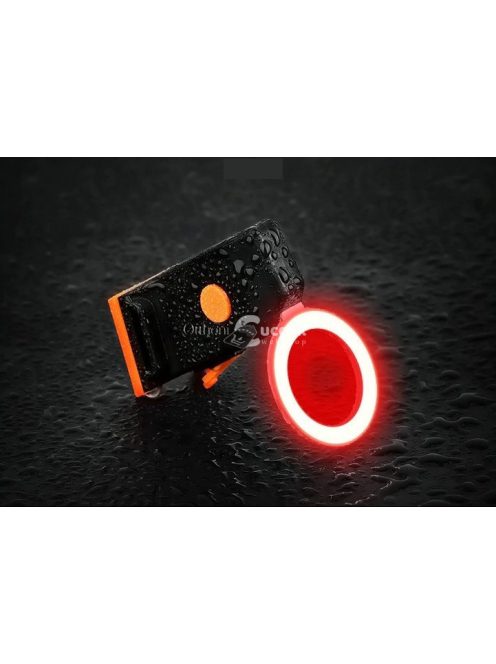 Kör Ledes Kerékpár Hátsó Lámpa - Biztonsági Bicikli Lámpa
