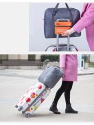 Kézipoggyász méretű, összehajtható utazótáska kompakt tároláshoz