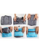 Kézipoggyász méretű, összehajtható utazótáska kompakt tároláshoz