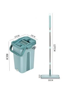   Felmosó szett vödörrel, hatékony tisztításhoz, felmosó mop mellékelve