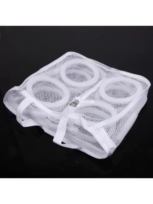 Mosózsák cipők tisztításához, kímélő mosásra tervezett