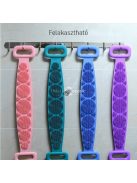 Hátmosó és masszázskefe ergonomikus kialakítással, bőrápolásra és relaxációra