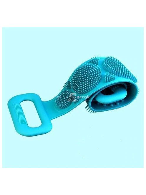 Hátmosó és masszázskefe ergonomikus kialakítással, bőrápolásra és relaxációra