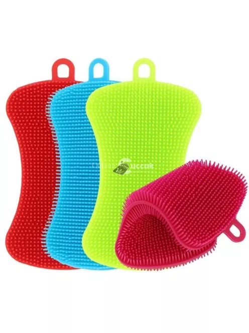 4 db Szilikon mosogatószivacs - Tartós és higiénikus konyhai tisztítószerszámok