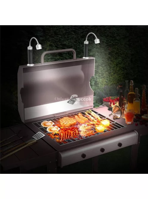 Mágneses Grill LED Lámpa – Rugalmas Nyakú BBQ Világítás