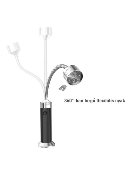 Mágneses Grill LED Lámpa – Rugalmas Nyakú BBQ Világítás