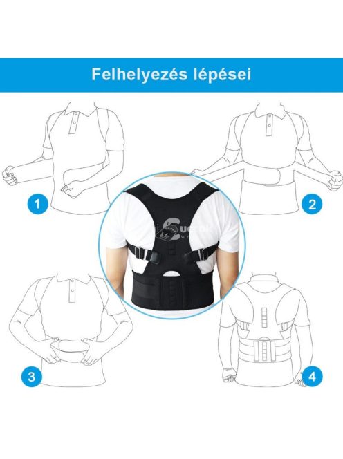 Testtartás Javító Mágneses Hátpánt - Tartásjavító Heveder Egészséges Testtartáshoz