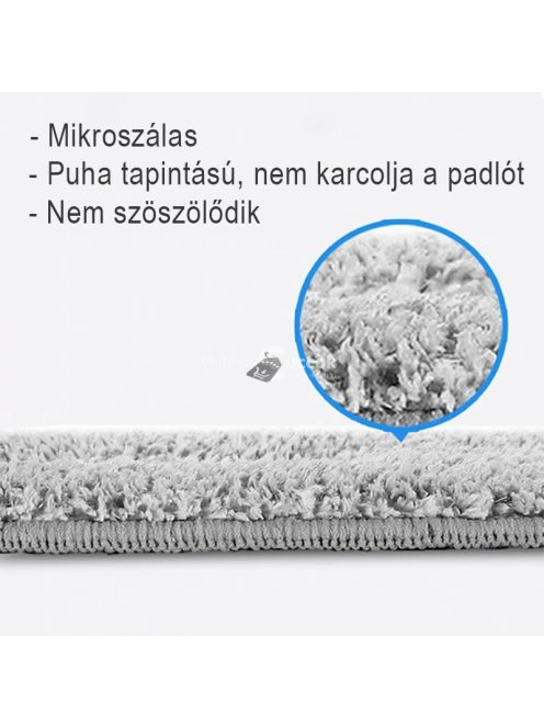 2 db Mikroszálas Pótszivacs Tisztításhoz és Portörléshez