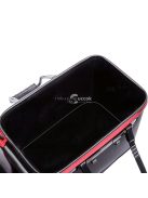 Összecsukható fekete horgásztáska halhordozó funkcióval sporthorgászathoz