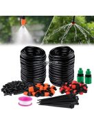 147 db-os kertészeti csepegtető és öntöző rendszer készlet