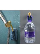 Öntapadós 360°-ban forgatható zuhanyrózsa tartó fürdőszobai használatra