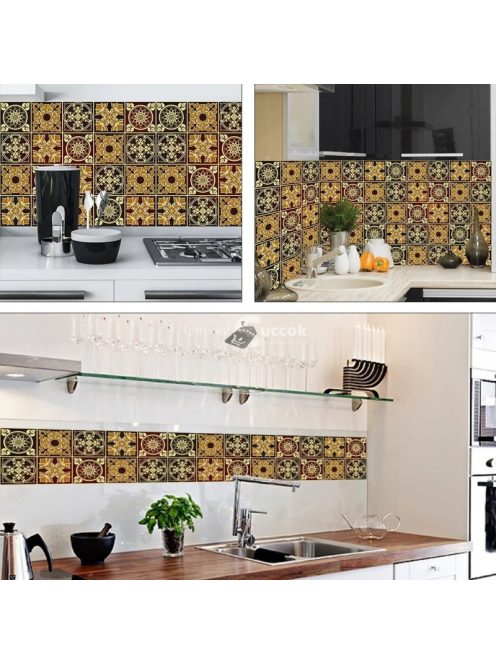 Öntapadós csempematrica és csempefólia dekorációs felújításhoz