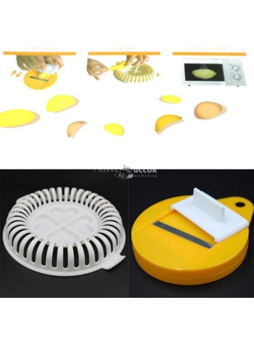 Chips és gyümölcs snack készítő - Otthoni egészséges nassolnivaló gyártó eszköz