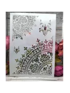 Festősablon készlet, 4 darabos dekorációs sablon szett kreatív festéshez