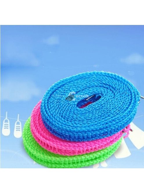 Csúszásmentes szélálló ruhaszárító kötél kültéri használatra