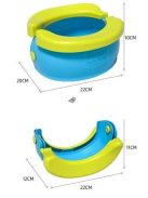 Hordozható mókás utazó bili gyerekeknek, könnyen tisztítható és összecsukható designnal